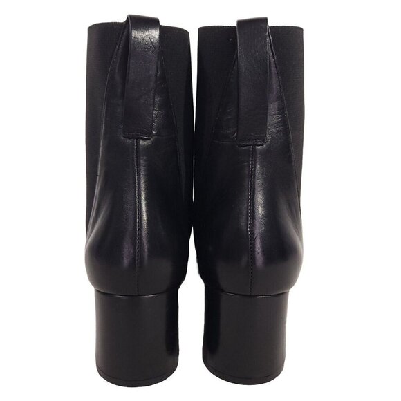 Jil Sander Leather Chelsea Boots 34 US 4 Black New - Picture 4 of 7